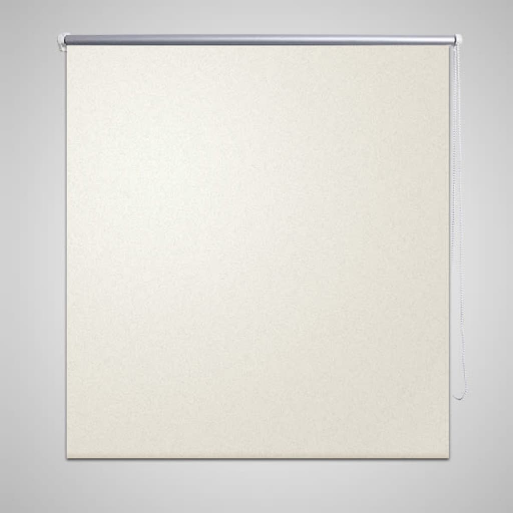 Verdunkelungsrollo Verdunklungsrollo 80 x 175 cm creme