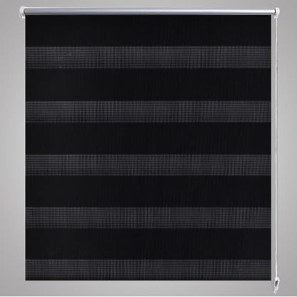 Doppelrollo 40 x 100 cm schwarz