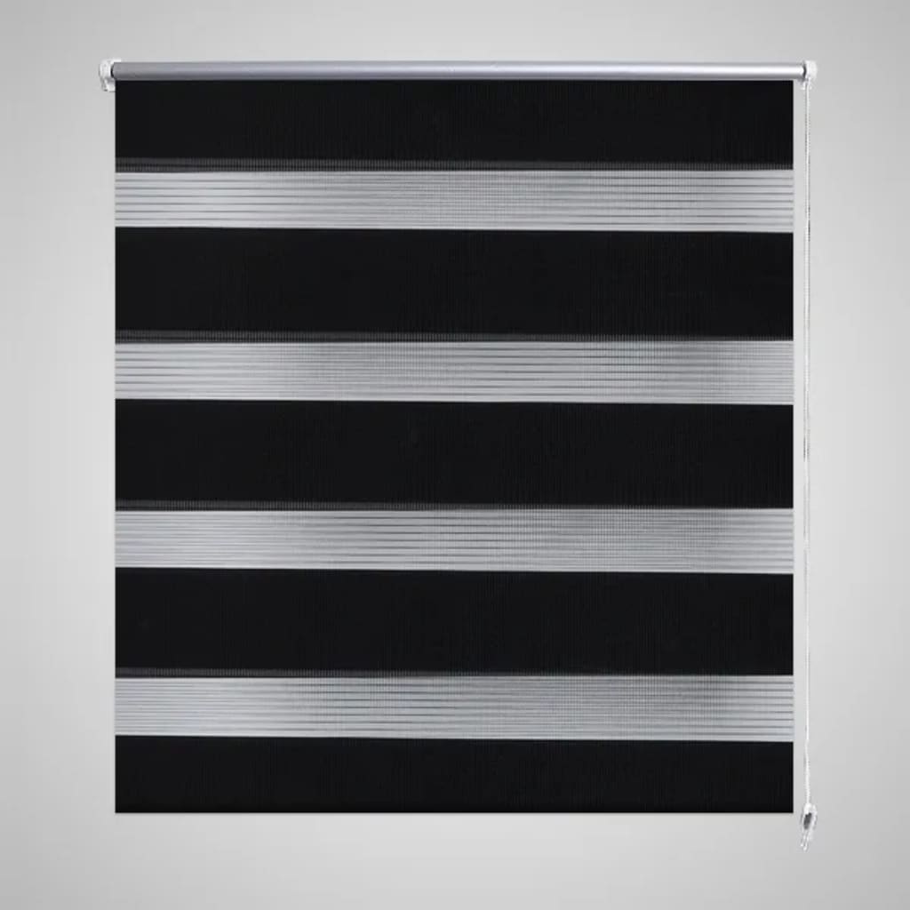 Doppelrollo 60 x 120 cm schwarz