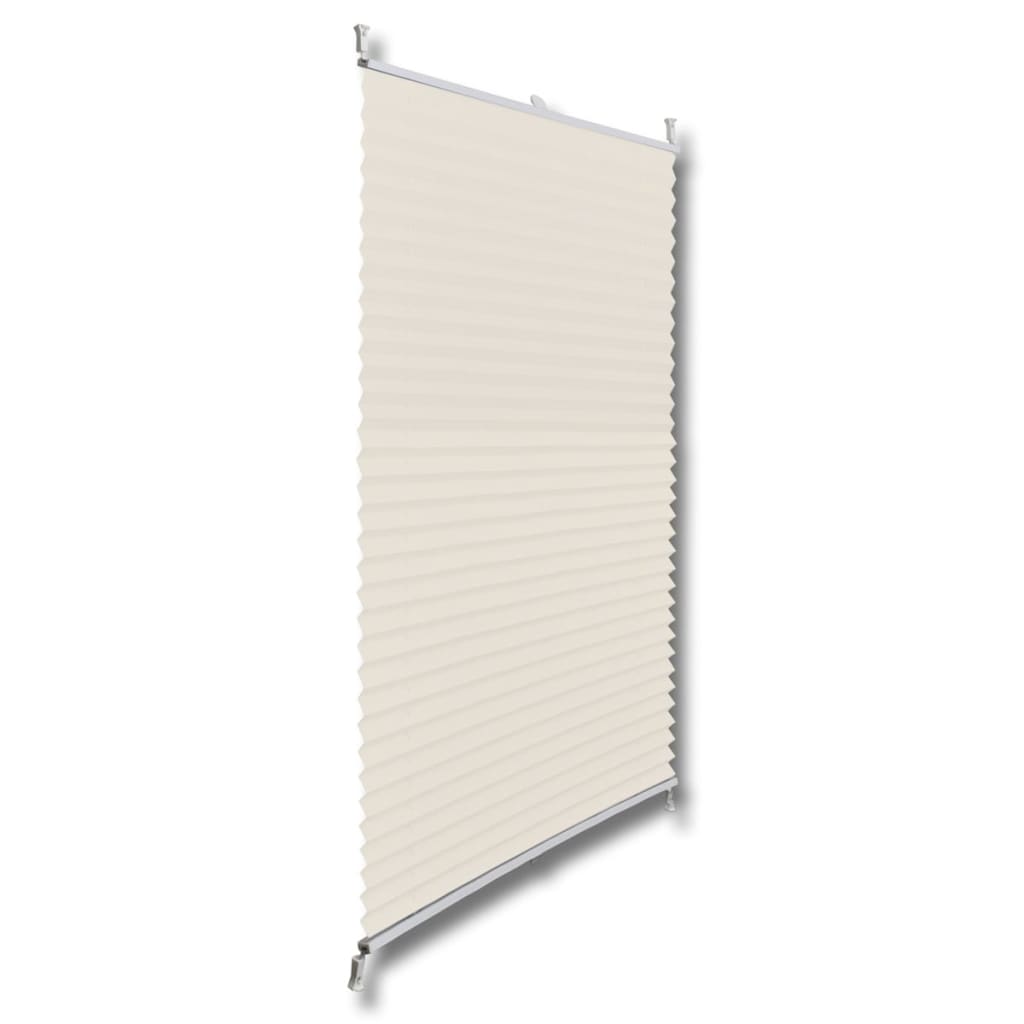 Plissee Faltrollo Rollo Plisseerollo 40x200cm Creme