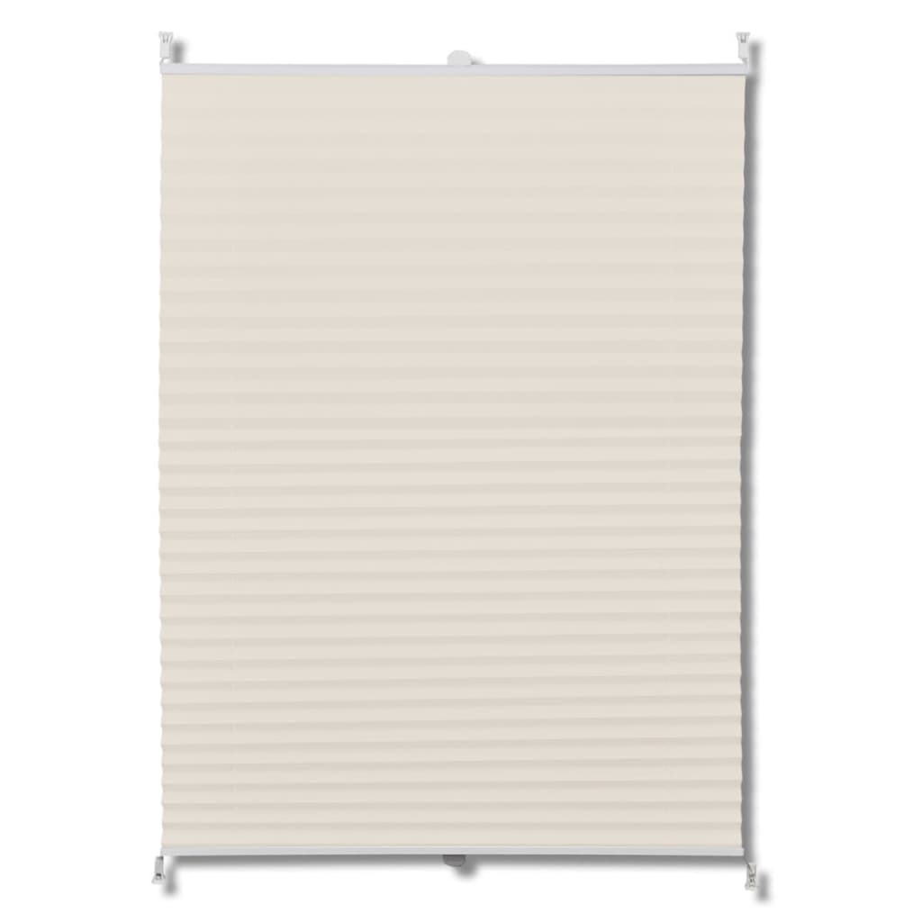 Plissee Faltrollo Rollo Plisseerollo 50x100cm Creme