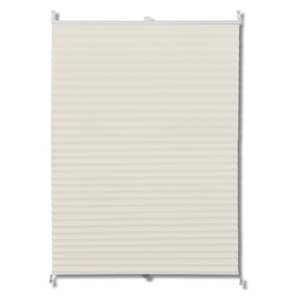 Plissee Faltrollo Rollo Plisseerollo 80x150cm Creme