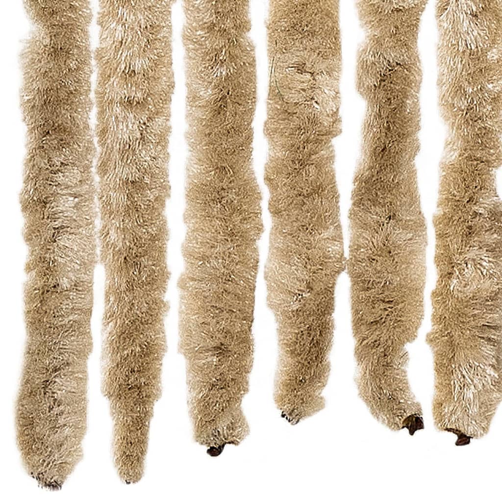 Insektenschutz-Vorhang Beige 56x200 cm Chenille