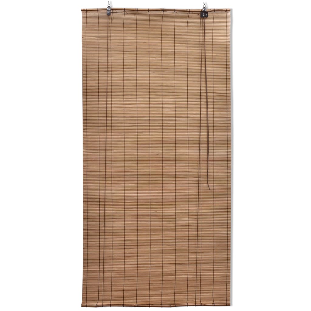 Bambusrollos 2 Stk. 150x220 cm Braun