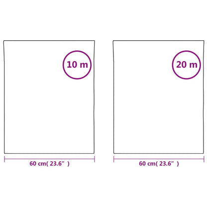 Fensterfolien 3 Stk. Statisch Matt Schwarz PVC