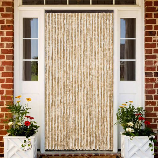 Fliegenvorhang Beige 100x230 cm Chenille