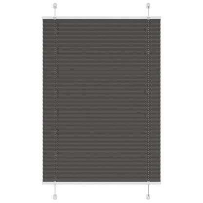 Plissee Schwarz 90x100 cm Stoffbreite 89,4 cm Polyester