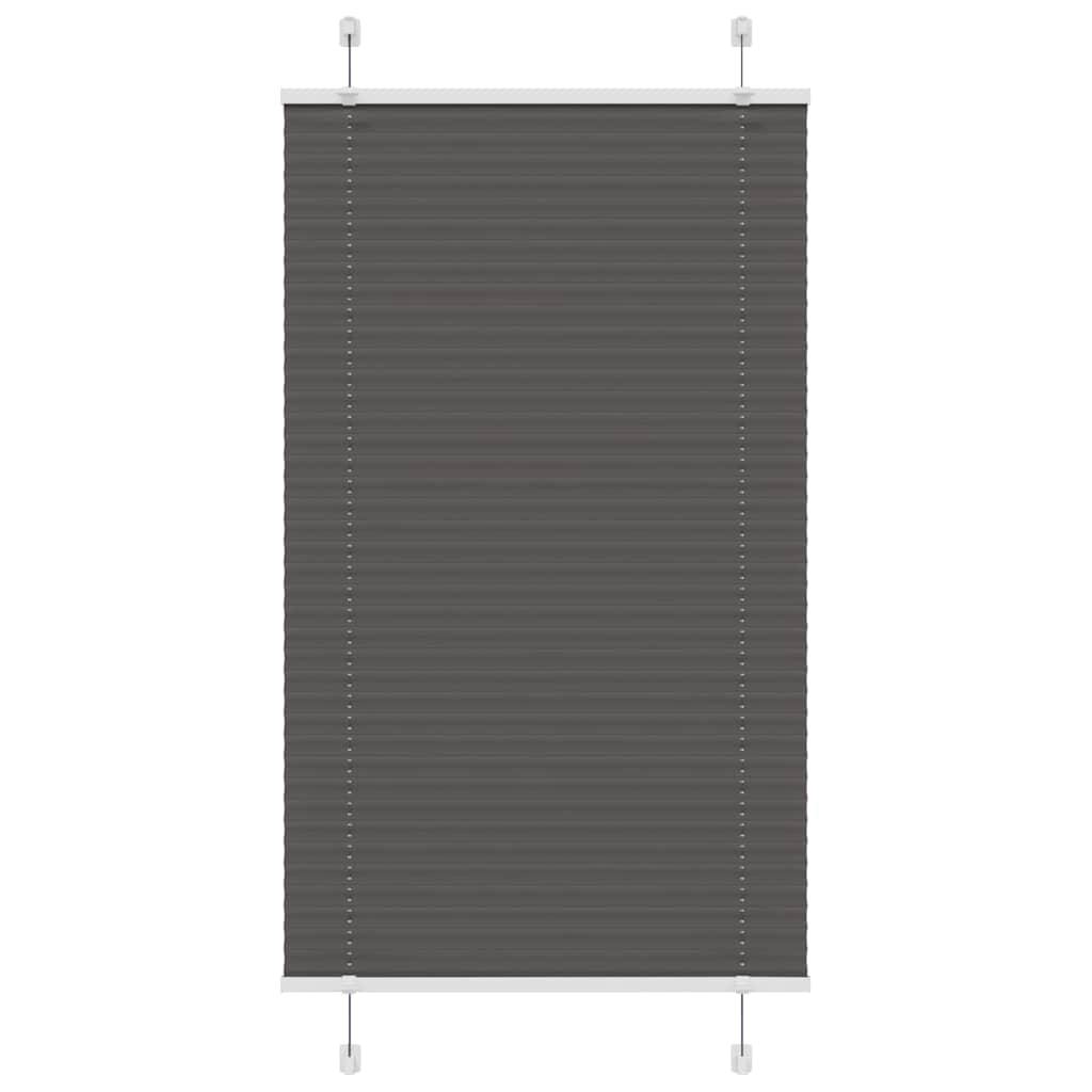 Plissee Schwarz 70x150 cm Stoffbreite 69,4 cm Polyester