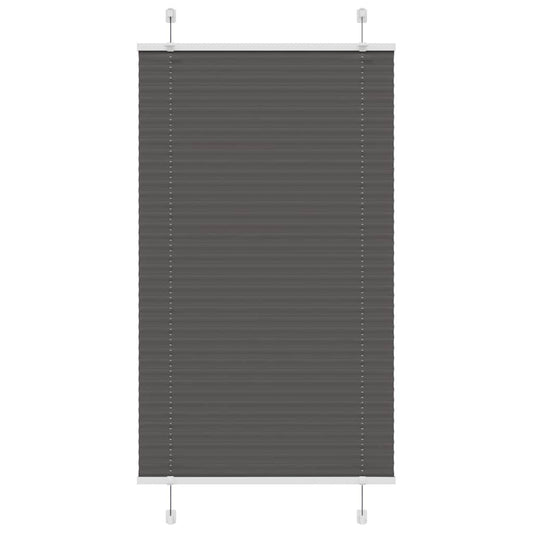 Plissee Schwarz 70x150 cm Stoffbreite 69,4 cm Polyester