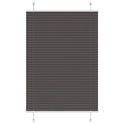 Plissee Schwarz 100x150 cm Stoffbreite 99,4 cm Polyester