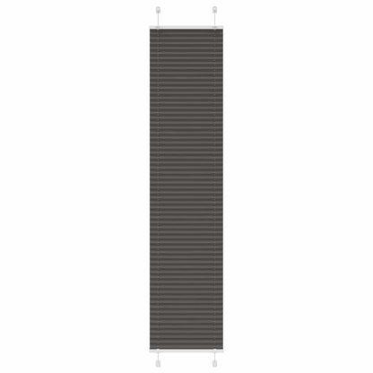 Plissee Schwarz 40x200 cm Stoffbreite 39,4 cm Polyester