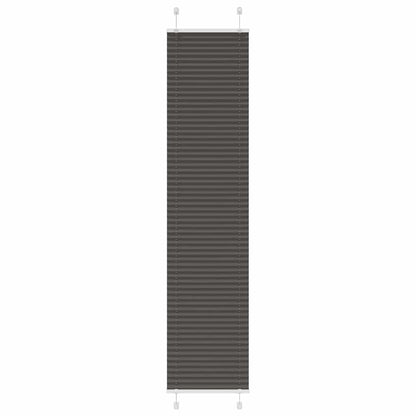 Plissee Schwarz 45x200 cm Stoffbreite 44,4 cm Polyester