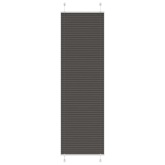 Plissee Schwarz 55x200 cm Stoffbreite 54,4 cm Polyester