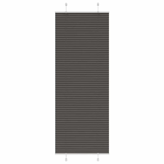 Plissee Schwarz 70x200 cm Stoffbreite 69,4 cm Polyester