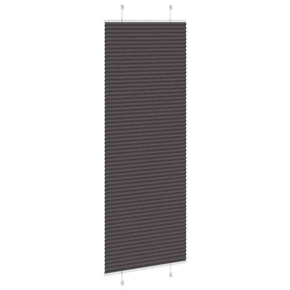 Plissee Schwarz 70x200 cm Stoffbreite 69,4 cm Polyester