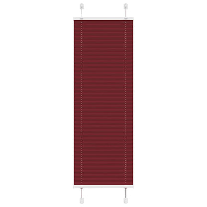 Plissee Bordeauxrot 45x150 cm Stoffbreite 44,4 cm Polyester