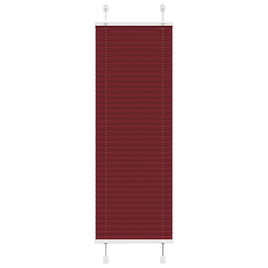 Plissee Bordeauxrot 45x150 cm Stoffbreite 44,4 cm Polyester