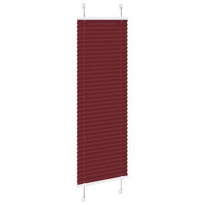 Plissee Bordeauxrot 45x150 cm Stoffbreite 44,4 cm Polyester