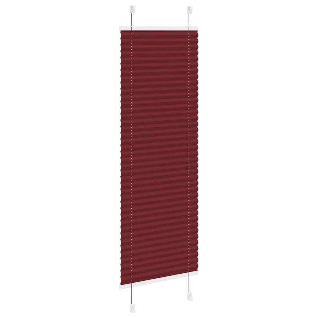 Plissee Bordeauxrot 45x150 cm Stoffbreite 44,4 cm Polyester