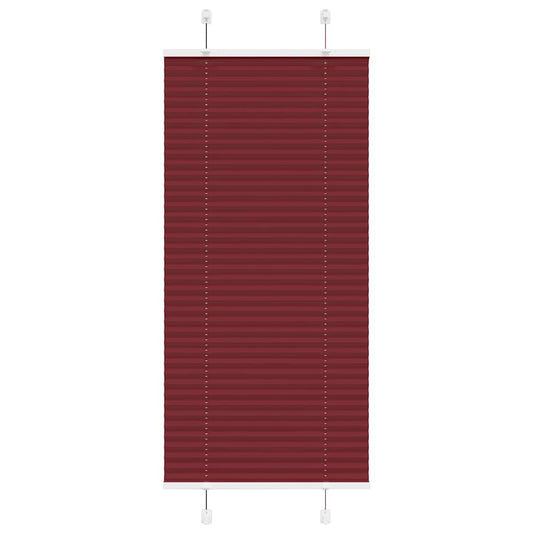 Plissee Bordeauxrot 55x150 cm Stoffbreite 54,4 cm Polyester