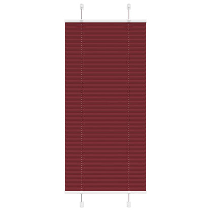 Plissee Bordeauxrot 60x150 cm Stoffbreite 59,4 cm Polyester