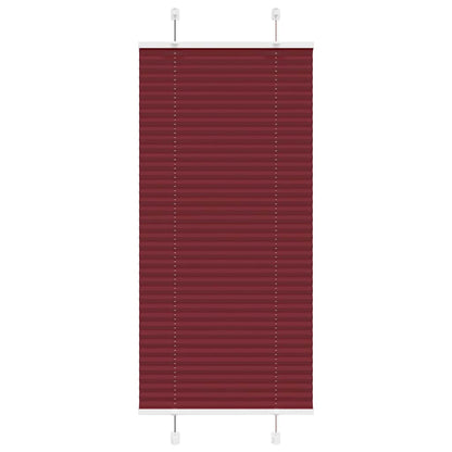 Plissee Bordeauxrot 65x150 cm Stoffbreite 64,4 cm Polyester