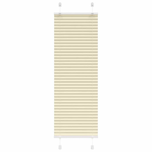 Plissee Creme 40x100 cm Stoffbreite 39,4 cm Polyester