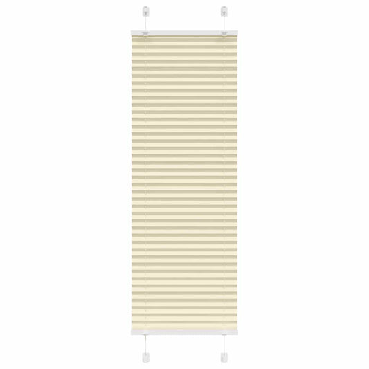 Plissee Creme 45x100 cm Stoffbreite 44,4 cm Polyester