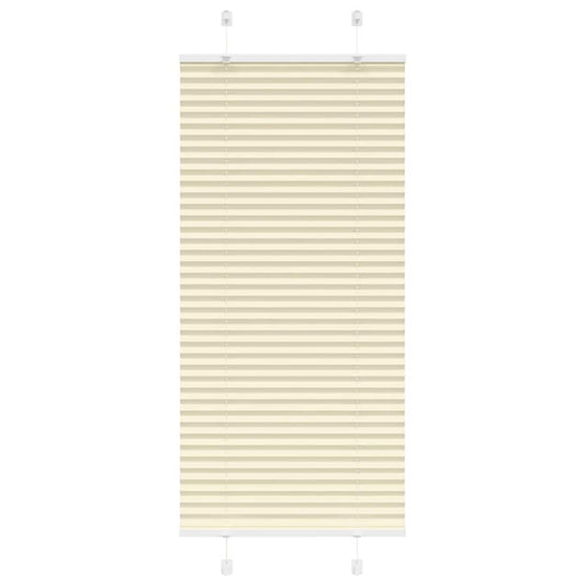 Plissee Creme 55x100 cm Stoffbreite 54,4 cm Polyester