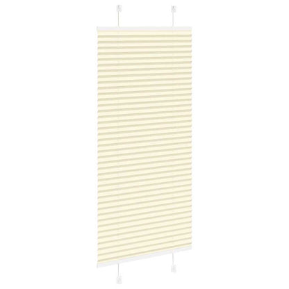 Plissee Creme 55x100 cm Stoffbreite 54,4 cm Polyester