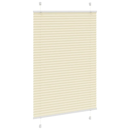 Plissee Creme 100x100 cm Stoffbreite 99,4 cm Polyester