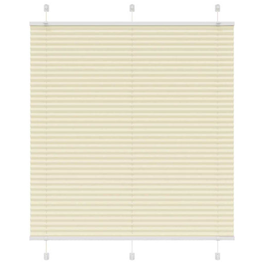 Plissee Creme 115x100 cm Stoffbreite 114,4 cm Polyester