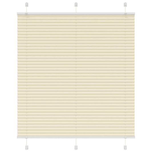 Plissee Creme 120x100 cm Stoffbreite 119,4 cm Polyester