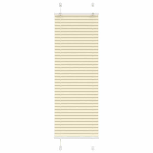 Plissee Creme 40x150 cm Stoffbreite 39,4 cm Polyester