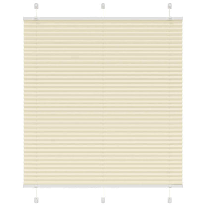 Plissee Creme 120x150 cm Stoffbreite 119,4 cm Polyester