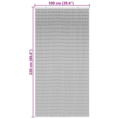 Insekten-Türvorhang Bambus Druck 100x220 cm Bambus