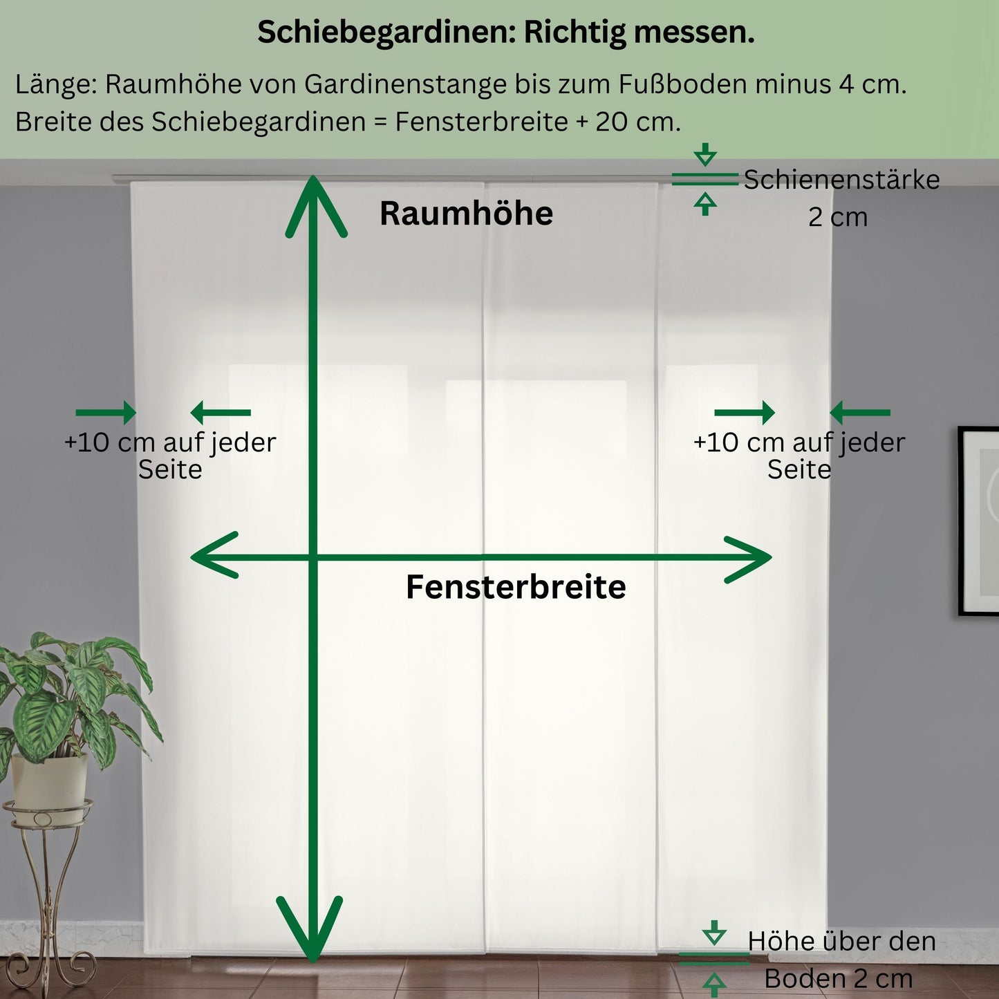 Schiebegardinen Abstrakte Streifen in Pastellfarben